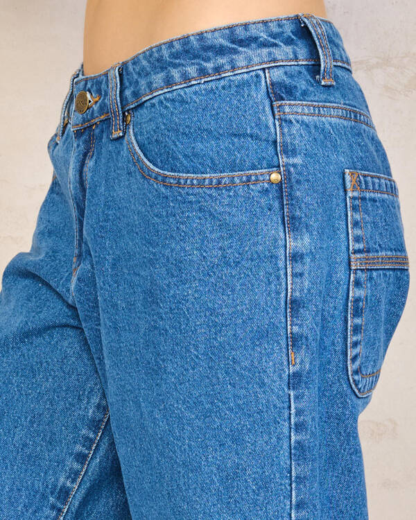 Rusty Suzy Straight Low Rise Jeans for Womens