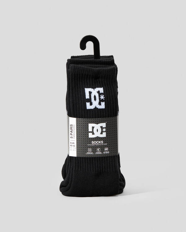 DC Shoes DC Crew Socks 5 Pack for Mens