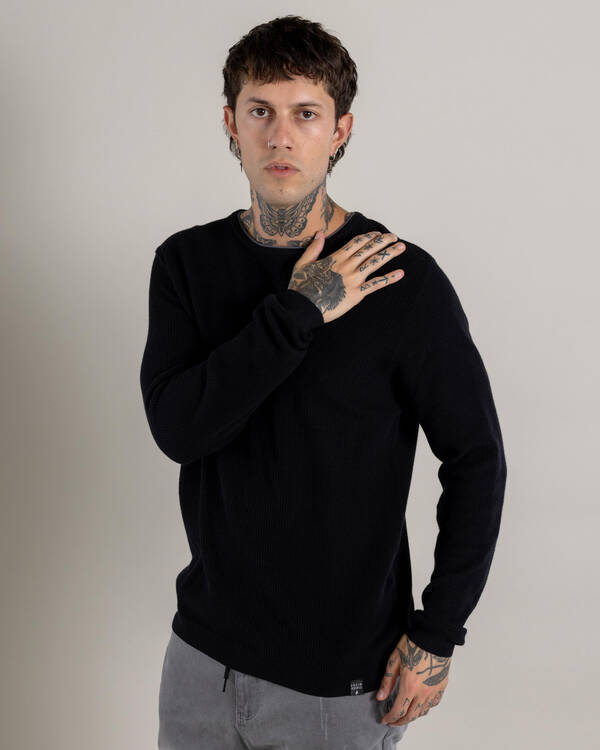 Lucid Cluster Knitted Sweater for Mens