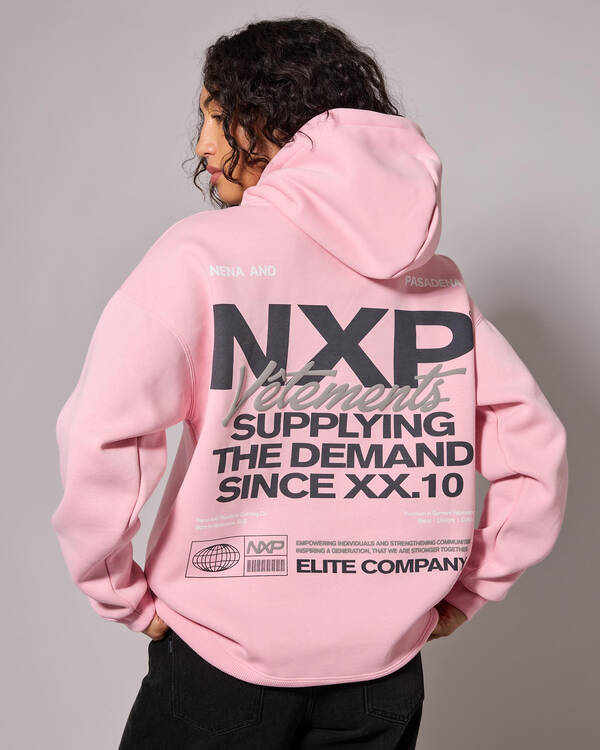 Nena & Pasadena Demand Box Fit Oversized Hoodie for Womens