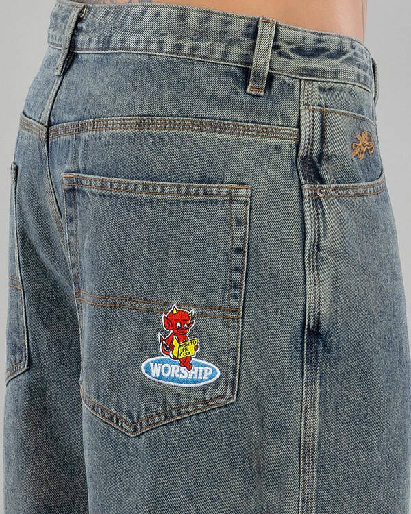 Worship Supplies Be Cool Big Dawg Jean Shorts for Mens