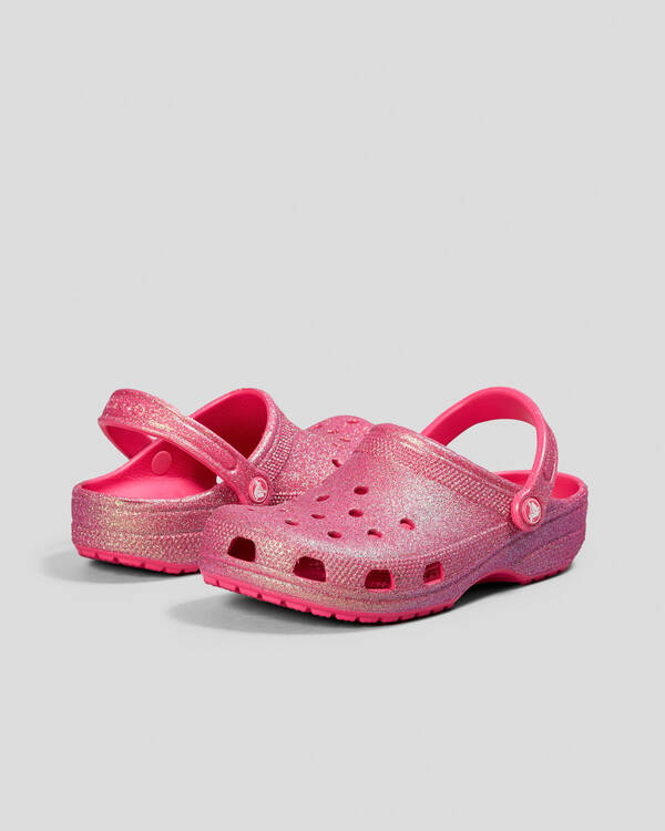 Crocs Classic Glitter Clogs for Unisex