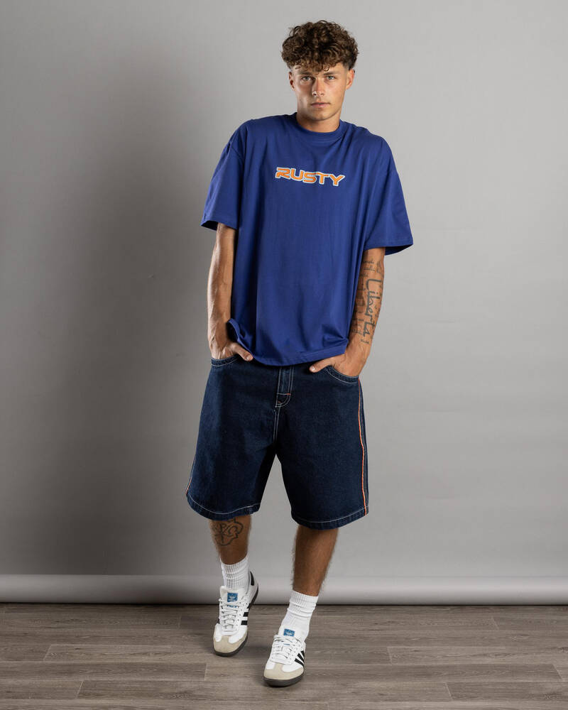 Rusty Flip Daddy 2.0 Jean Shorts for Mens