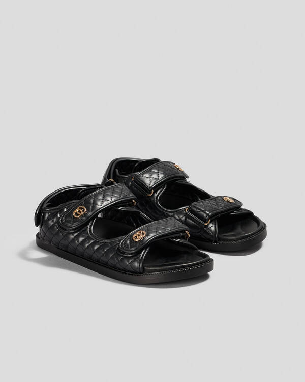 Ava And Ever Leo Quilted Slide Sandals for Womens