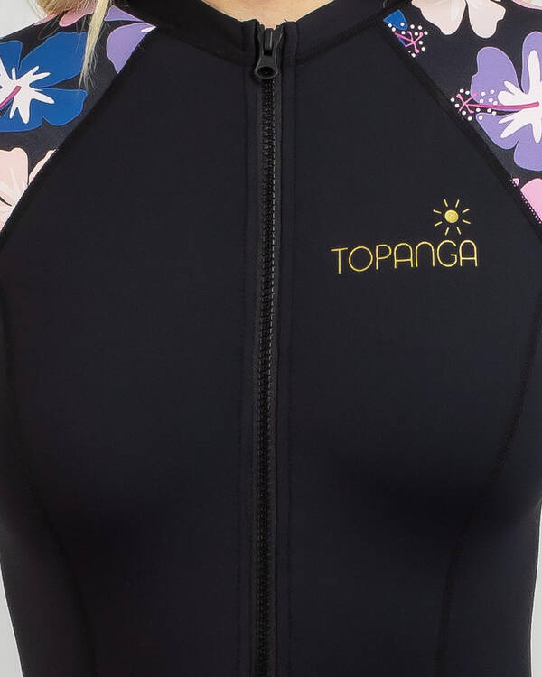 Topanga Petunia Long Sleeve Surfsuit for Womens