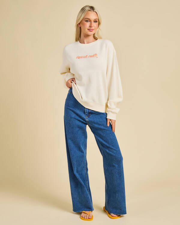 Rip Curl Neon Isles Crewneck Sweatshirt for Womens