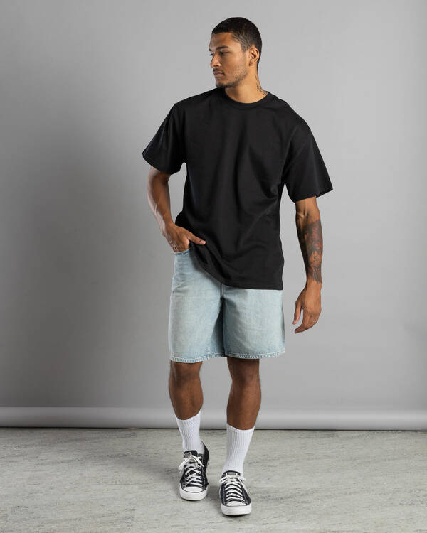 Wrangler Steezy Baggy Denim Shorts for Mens