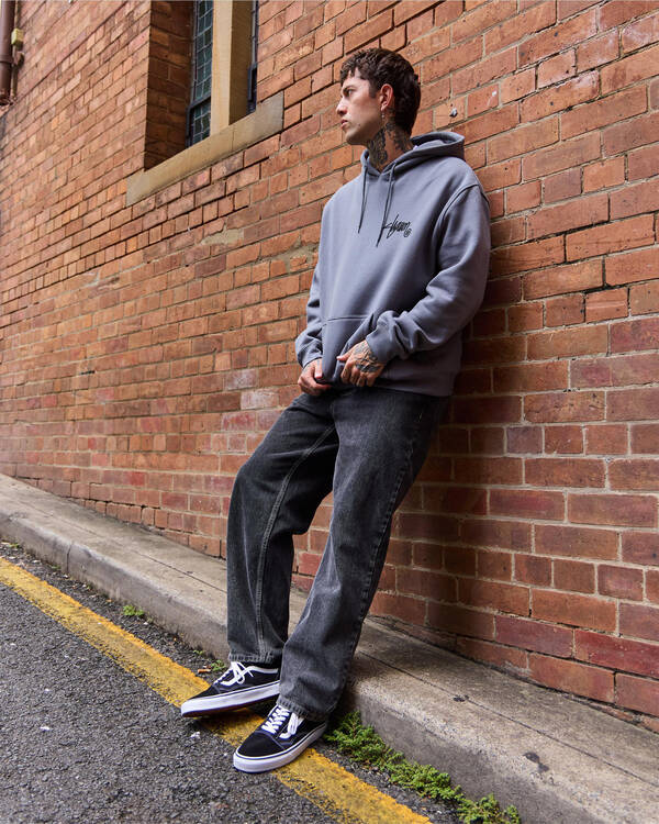 S-Double Shawn Script Hoodie for Mens