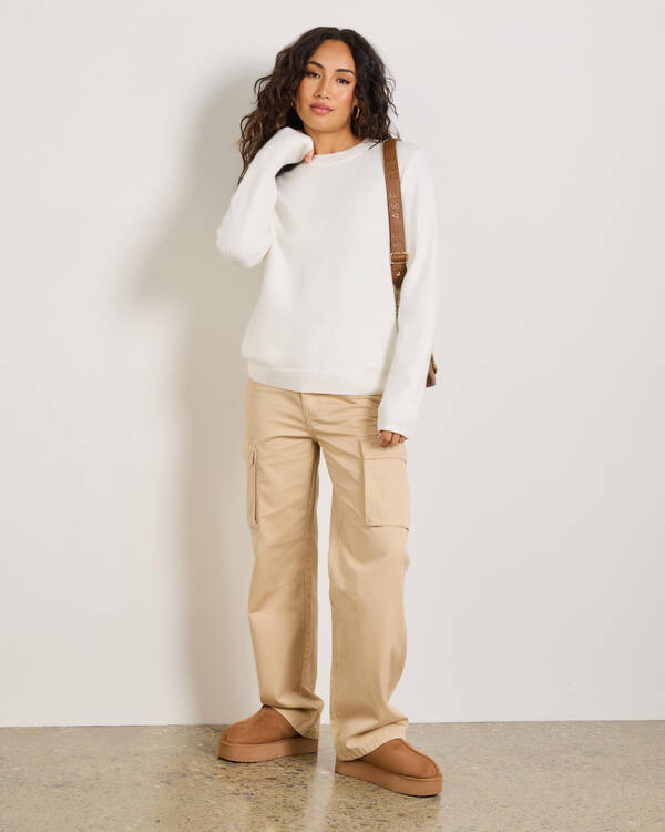 Mooloola Calypso Crew Neck Knit Jumper for Womens