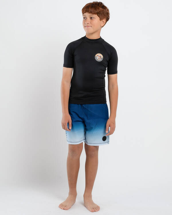 Salty Life Boy's Sinker Short Sleeve Rash Vest for Mens