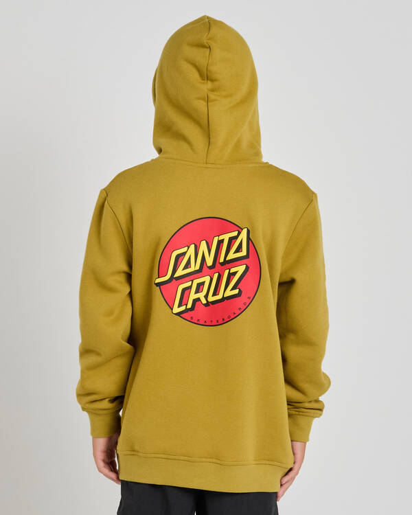 Santa Cruz Boys' Classic Dot Puff Chest Hoodie for Mens