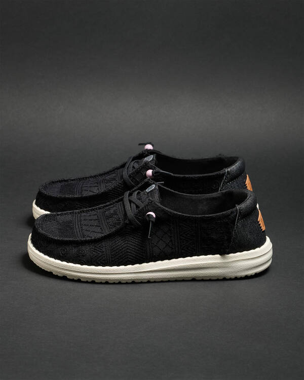 HEYDUDE Wendy Crochet Lace Shoes for Womens