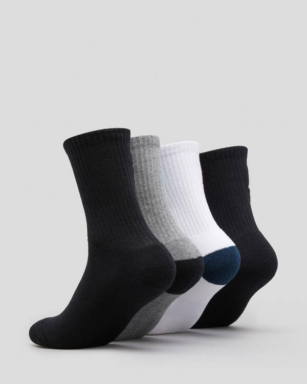Santa Cruz Boys' Other Dot Crew Socks 4 Pack for Mens