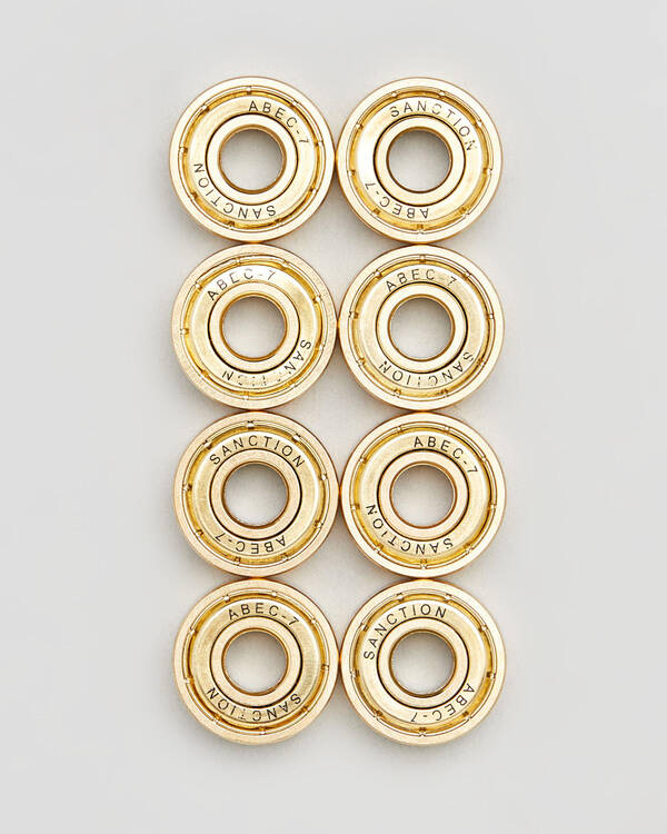 Sanction Abec-7 All Gold Bearings for Unisex