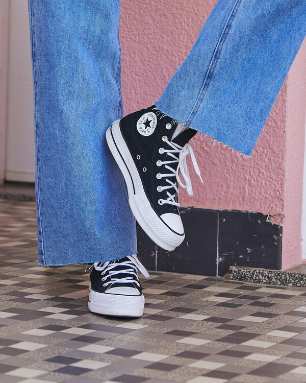 Converse Womens Chuck Taylor Hi-Top Platform Shoes for Womens