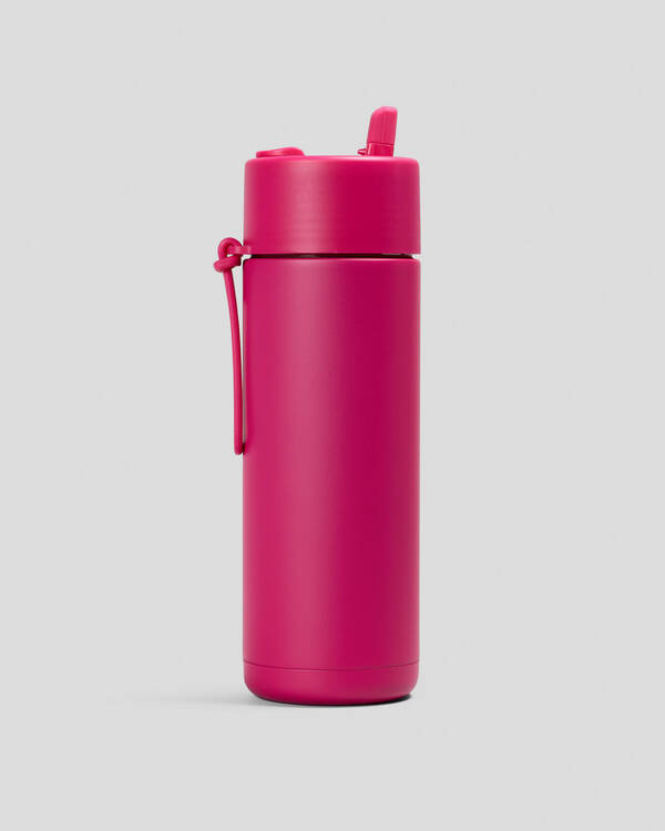 Frank Green 20oz Stainless Steel Ceramic Reusable Bottle Berry with Flip Straw Lid for Unisex
