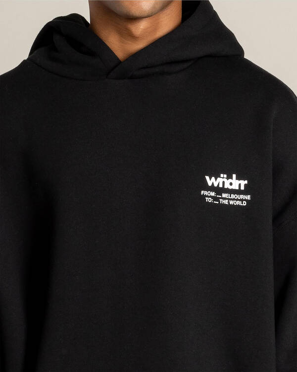 Wndrr The World Hoodie for Mens