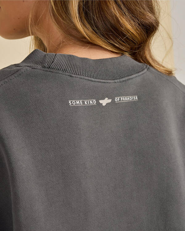 Thrills Road To Paradise Cocoon Panel Crew Sweatshirt for Womens