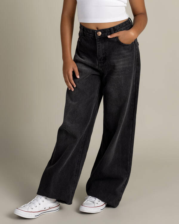 DESU Girls' Icon Straight Leg Jeans for Womens