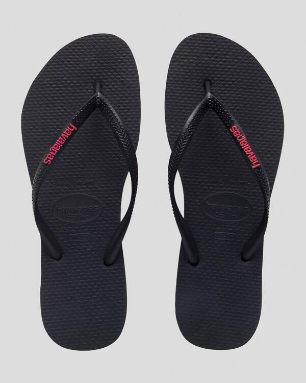 Havaianas Slim Logo Thongs for Womens