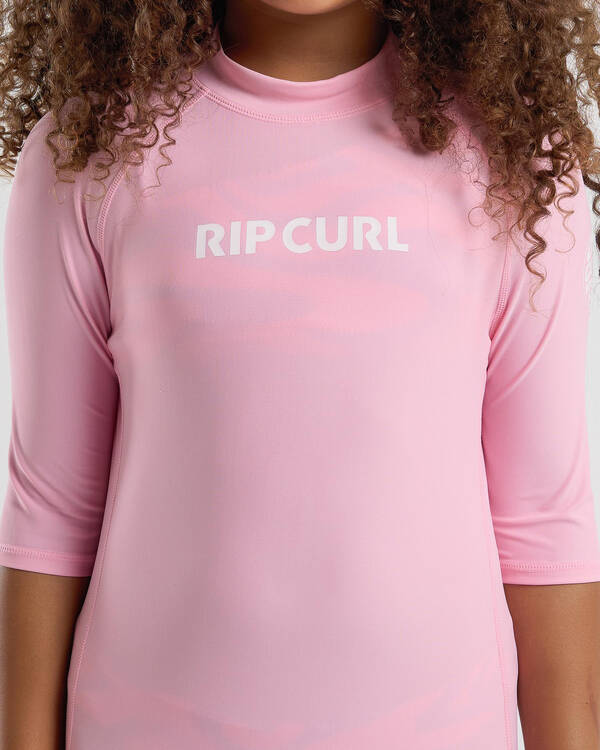 Rip Curl Girls' Classic Surf Short Sleeve Rash Vest for Womens