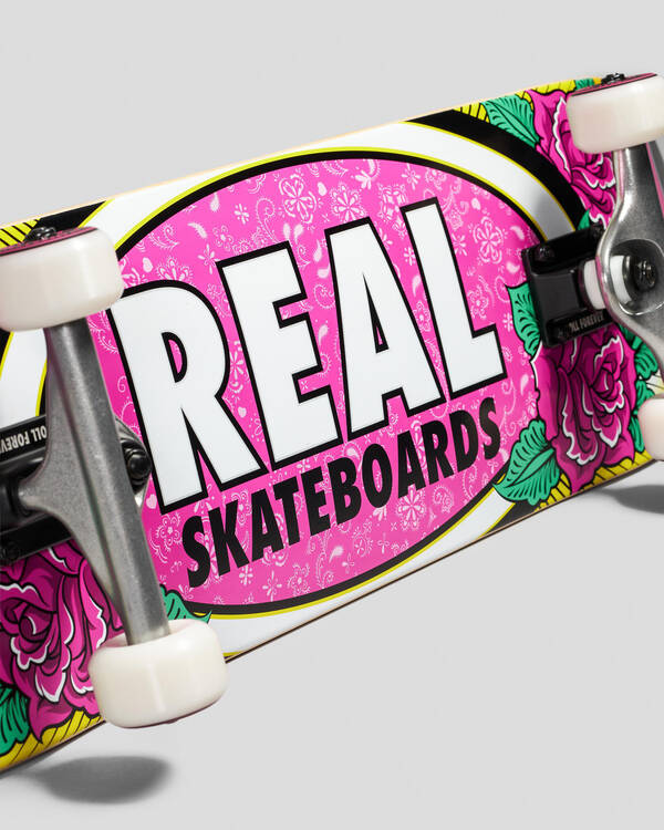 Real Rose Oval 8.25" Complete Skateboard for Unisex