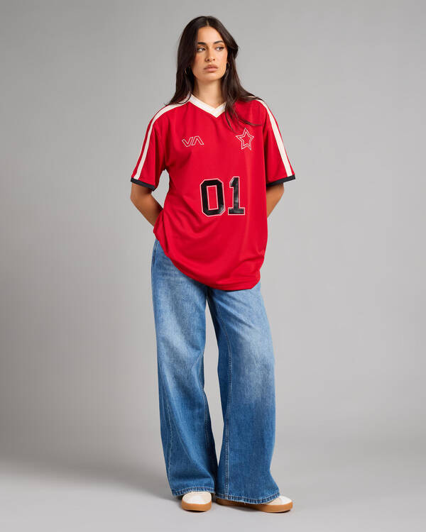 RVCA Sport Star Jersey T-Shirt for Womens