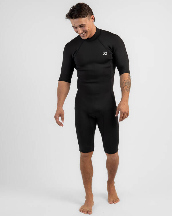 Billabong 2/2 Absolute Back Zip Short Sleeve Spring Suit for Mens