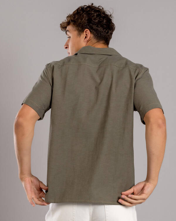 Rhythm Contrast Short Sleeve Shirt for Mens