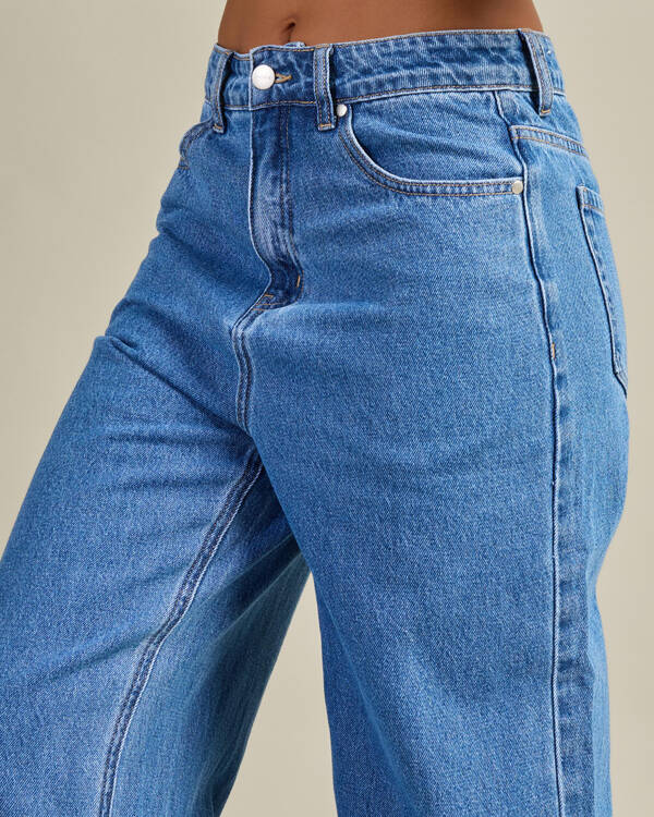 Afends Bella Wide Leg Baggy Jean for Womens