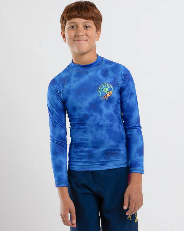Sanction Boys' Shred Long Sleeve Rash Vest for Mens