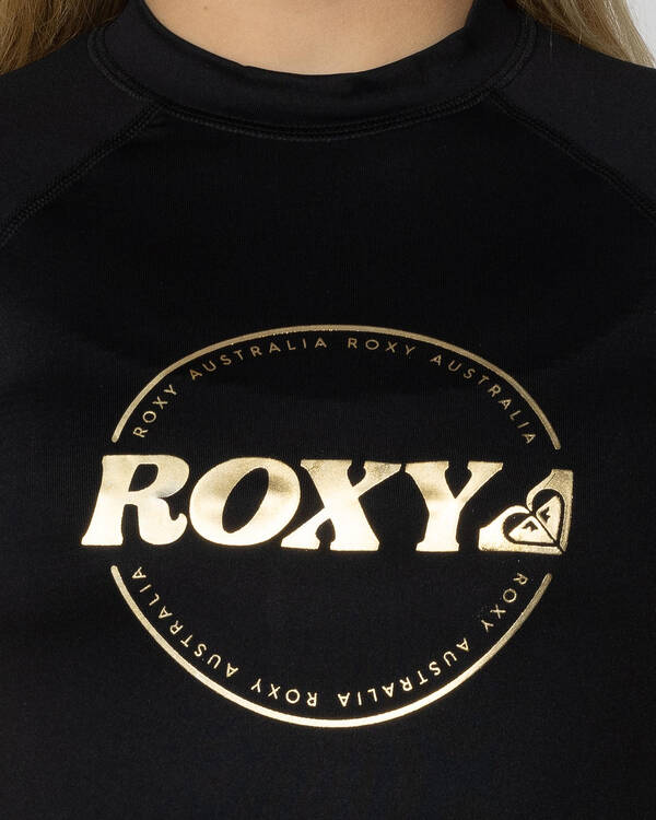Roxy Girls' Cap Sleeve Rash Vest for Womens
