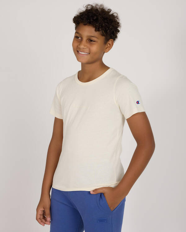 Champion Boys' Tonal Script T-Shirt for Mens