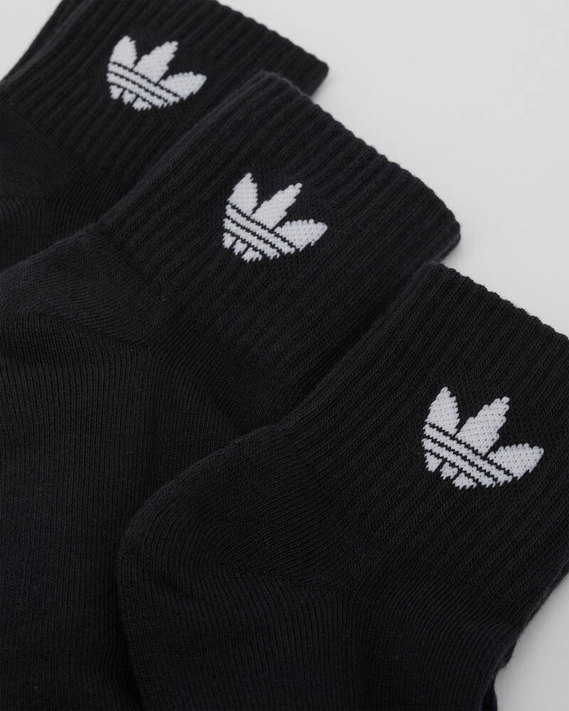 adidas Toddlers' Mid Ankle Socks 3 Pack for Mens