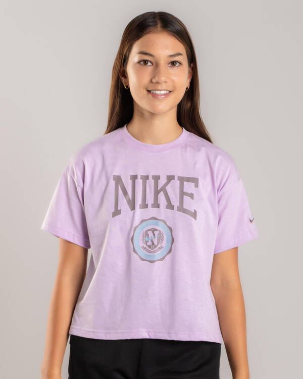 Nike Girls' Sportswear Graphic Star T-Shirt for Womens