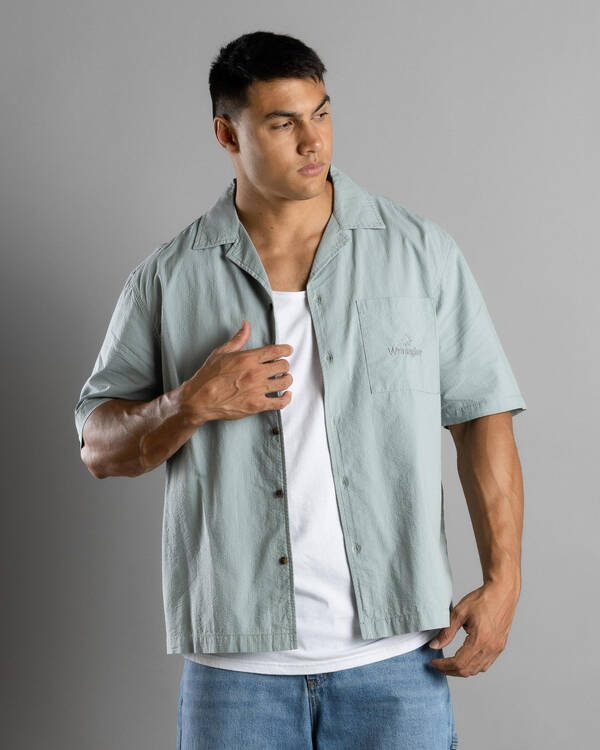 Wrangler Box Resort Short Sleeve Shirt for Mens