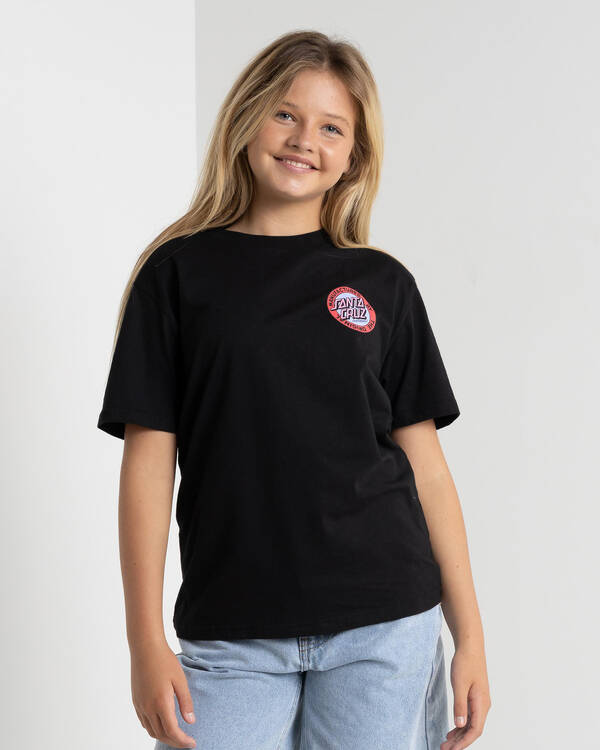 Santa Cruz Girl's MFG Retro Dot Reverse T-Shirt for Womens