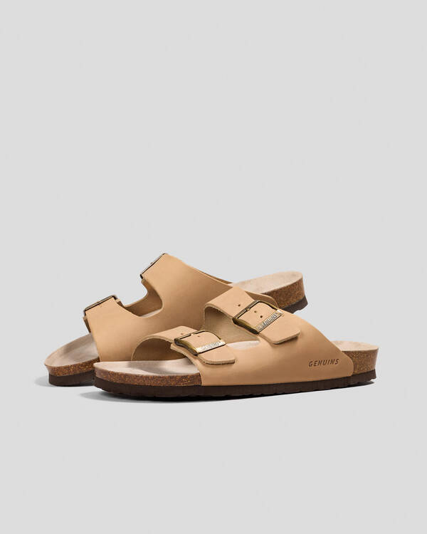 GENUINS Hawaii Oiled Leather Sandals for Mens