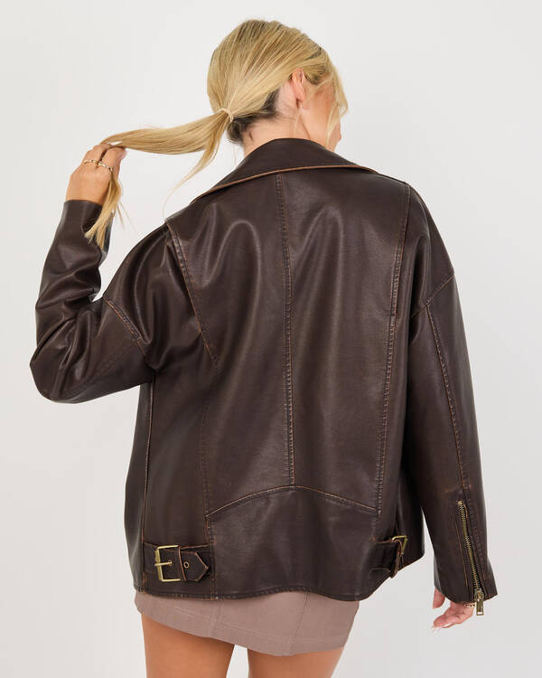 Ava And Ever Drifter Biker Jacket for Womens