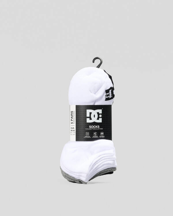 DC Shoes SPP DC Ankle Socks 5 Pack for Mens