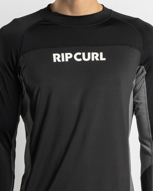 Rip Curl Drive UPF Long Sleeve Rash Vest for Mens