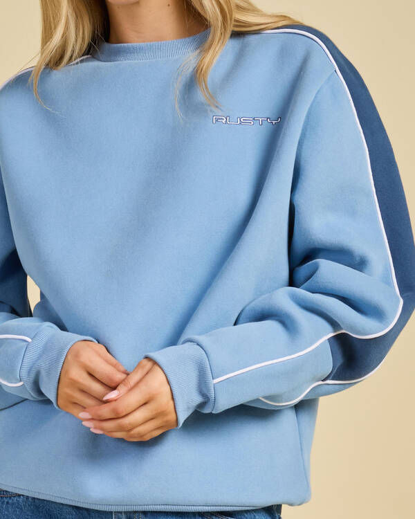 Rusty Two Timer Crewneck Sweatshirt for Womens
