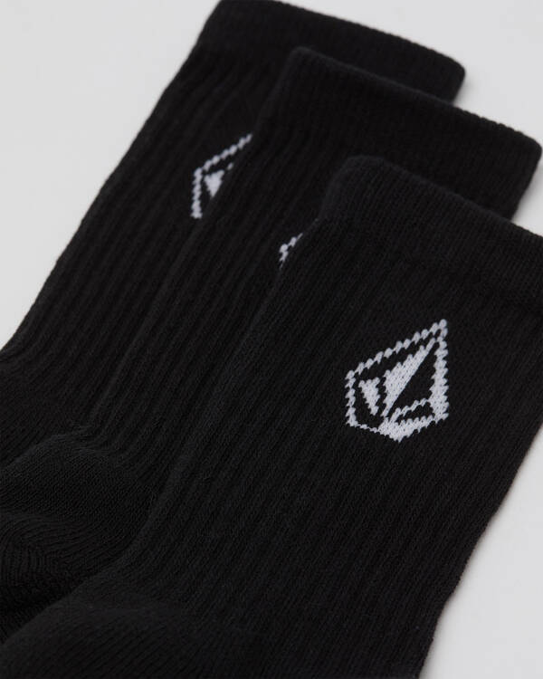 Volcom Boys' Full Stone Socks 3 Pack for Mens