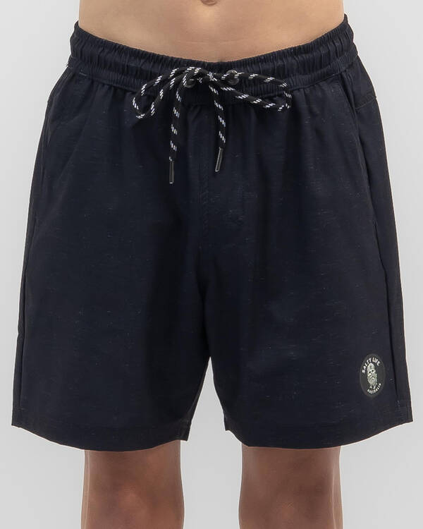 Salty Life Boys' Accord Elastic Waist Shorts for Mens