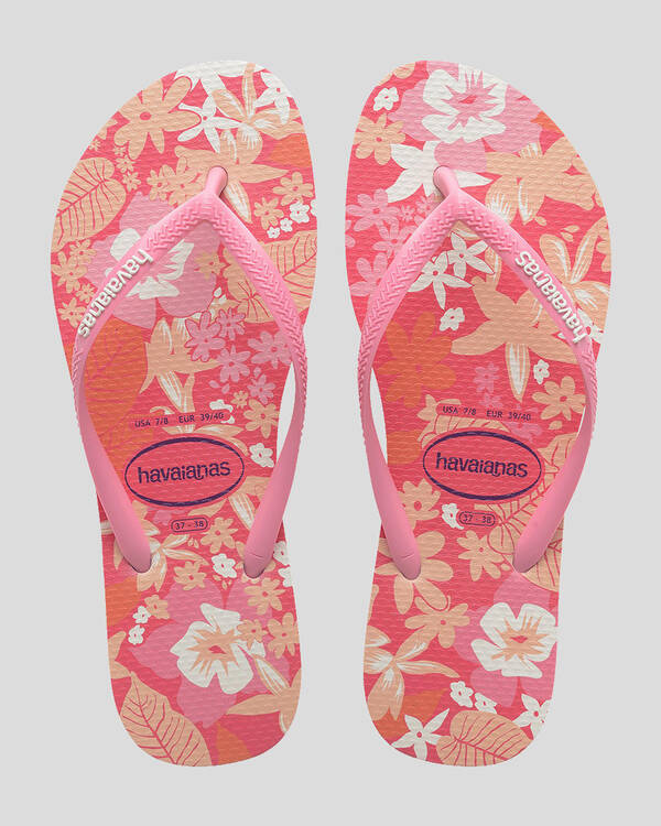 Havaianas Slim Ditsy Bloom Thongs for Womens