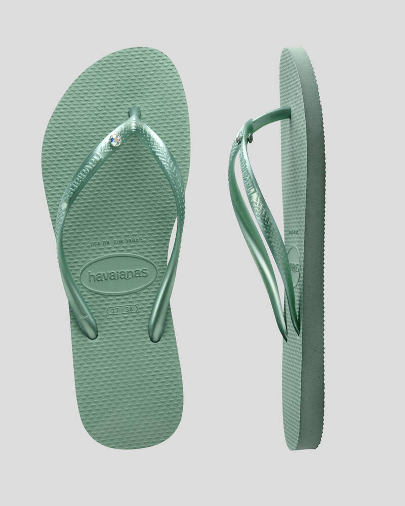 Havaianas Slim Crystal Thongs for Womens