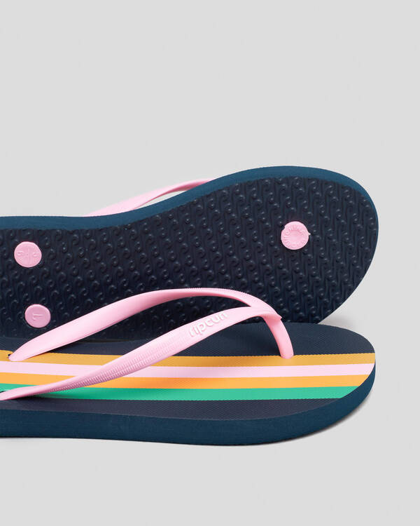 Rip Curl Girls' Surf Revival Stripe Thongs for Womens