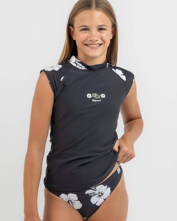 Rip Curl Girls' Desert Wave Rash Vest Set for Womens