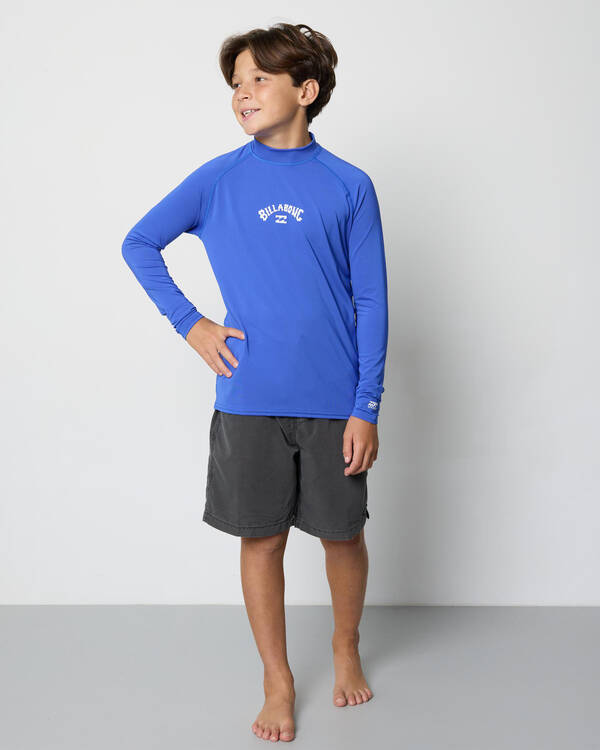 Billabong Boys' All Day Arch Long Sleeve Rash Vest for Mens