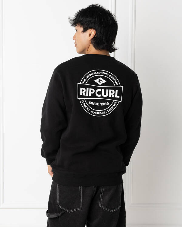 Rip Curl Stapler Crew Sweatshirt for Mens